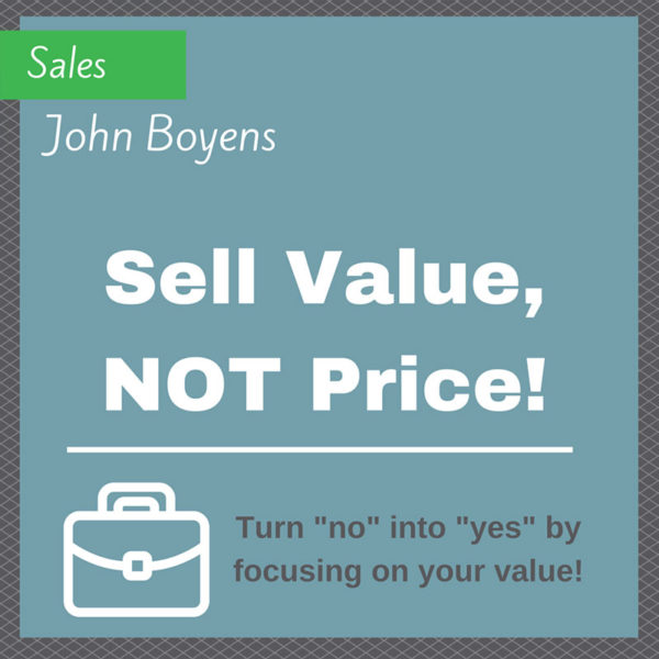 sell-value-not-price